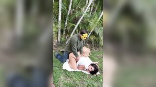 Emily Rinaudo's hot outdoor sex tape leaked and made public - watch it now!