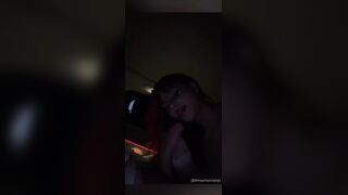 Watch Hannah Jo's leaked Car Video with her hot blowjob skills