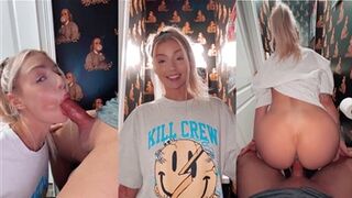 Leaked Onlyfans video of Therealbrittfit getting fucked hard in a wild frat party fuck