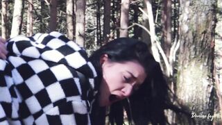 Naomiiichannel gets her tight holes drilled in the forest by a stranger