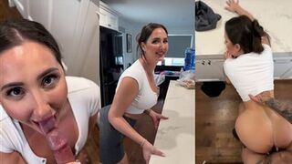 Isabelle Eleanore Kitchen gets a hardcore fuck in leaked kitchen video