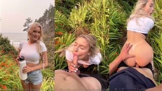 Leaked Cas Summer's OnlyFans Can't Get Enough of Her Wild Outdoor BJ & Nipples