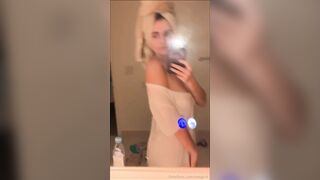 Megan Guthrie's hot mirror tease video leaked and made into a hot sex tape!