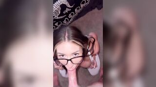 Noturhoneybb's hot glasses girl Gril gets a hot facial in leaked video