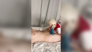 Tanababyxo's Onlyfans leaked video: Harley Quinn's dildo riding & blowjob skills