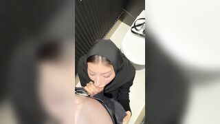 Watch Onlyfans video of sexy Ruth Lee Hijabi getting her dirty secret out in a public bathroom