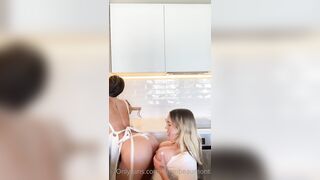 Caryn Beaumont gets her tight pussy licked in Kitchen Onlyfans' exclusive video