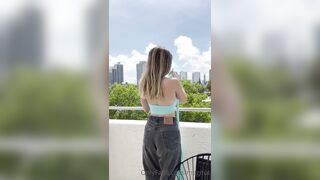 Megnutt02's Nude Balcony Teasing Video Leaked & Onlyfans Fans Can See!