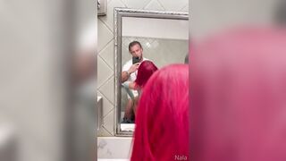 Nala Fitness gets her sexy ass drilled in the bathroom by onlyfans in a leaked sex tape