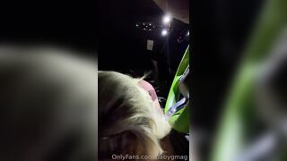 Watch Stefanie Knight get wild in the car with a stranger - leaked footage!