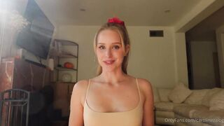 Caroline Zalog gets hot & heavy with her leaked try-on video