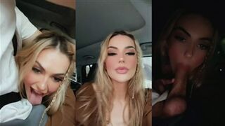 Olivia Mae's OnlyFans leaked car blowjob video with Olivia Mae