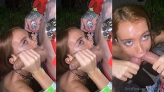 Zoey Luna's leaked double blowjob video with her favorite toys