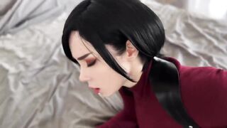 Sweetie Fox's Resident Evil cosplay sex tape leaked and fucked hard!