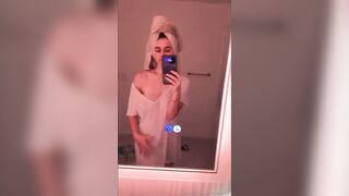 Megnutt02 Nude Mirror Titty Tease Video Leaked