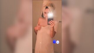 Megnutt02 Nude Mirror Titty Tease Video Leaked