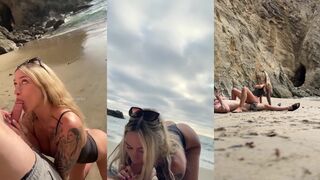 Kbbaby's leaked sex tape: OnlyFans can enjoy watching her get pounded on the beach