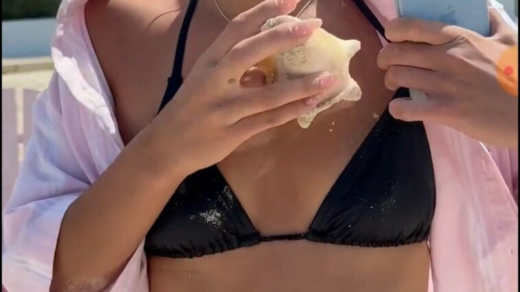 Charli D'Amelio Beach Pool Bikini Video Leaked