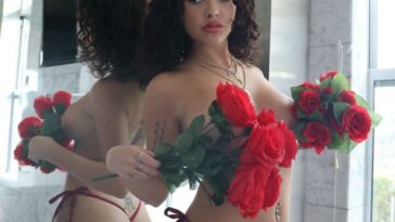 Malu Trevejo Nude Topless Roses Onlyfans Set Leaked